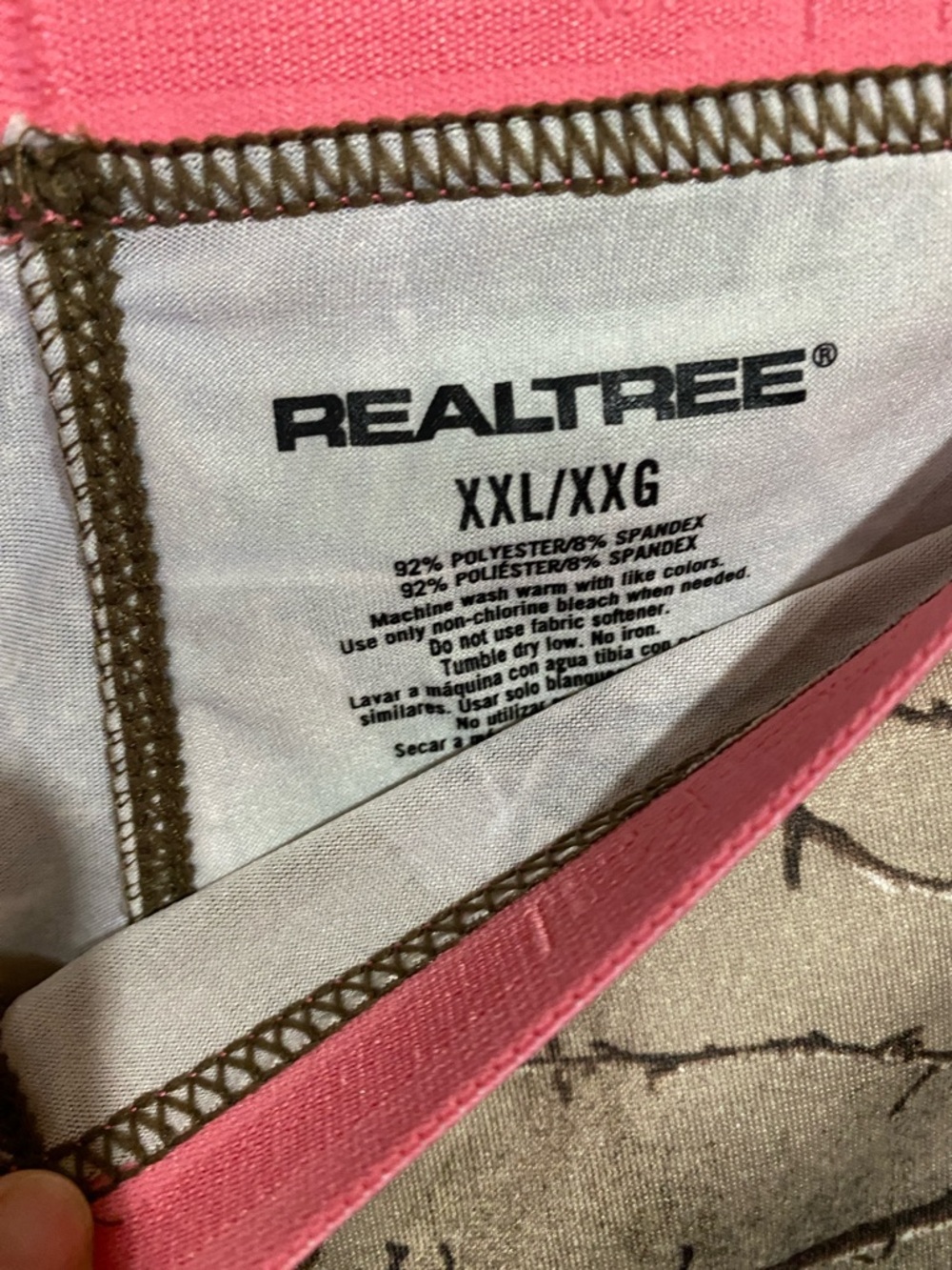 Realtree Camo Thermal Top And Bottom Set. Size XXL - Picture 5 of 5